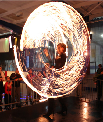 Fire Performance - Fire Snake Poi